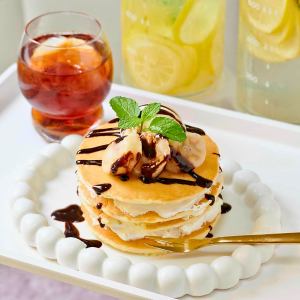 バナナキャラメルホットケーキ