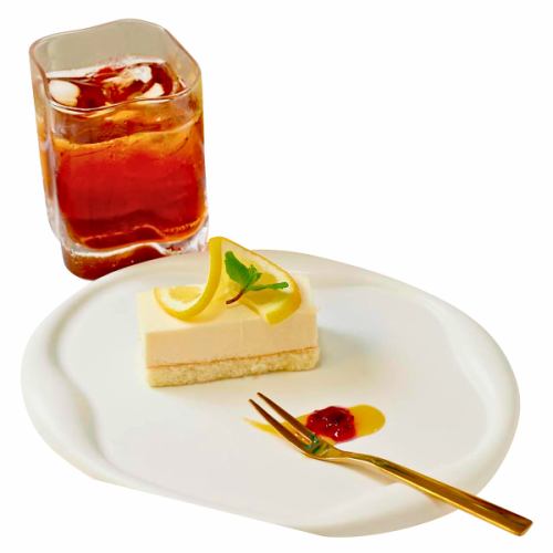레몬 향기 희귀 치즈 케이크