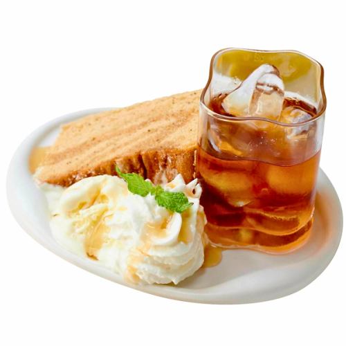 메이플 쉬폰 케이크