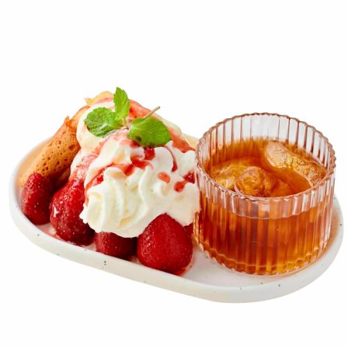 쫄깃한 딸기 쉬폰 케이크