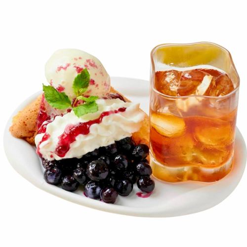 부드럽게 블루베리 쉬폰 케이크