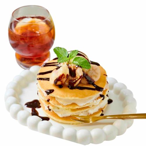 바나나 캐러멜 핫 케이크