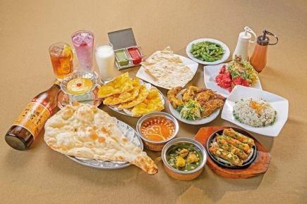 ヤムナパーティーコース☆120分飲み放題付き全10品(2名様~)