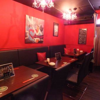 [Main store] 4 seats x 3 table seats.Conversation will be lively in the spacious space!