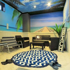 [Sandy beach room] A room with the image of the sea and sandy beach.Please enjoy the feeling of openness as if you were at the beach ♪