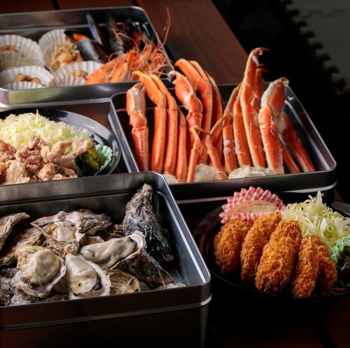 [Includes real snow crab♪] Banquet set + all-you-can-drink soft drinks