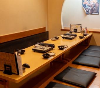 Accommodates 6 people or more! Reservations are required for private tatami rooms. Enjoy your meal without worrying about others. ◎ All-you-can-eat motsunabe and shabu-shabu with all-you-can-drink options starting from 3,920 yen. ◎ Recommended for company parties, our luxurious 3-hour banquet course starts from 5,000 yen. ◎