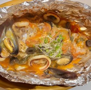 カルトッチョ（お魚の包み焼き）