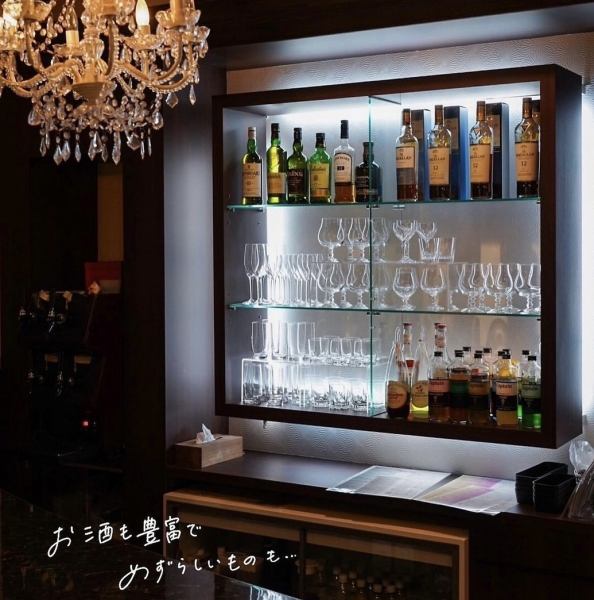 当店では豊富にお酒を取り揃えております♪