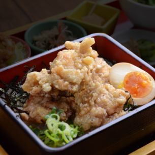 Daifuku fried chicken rice bowl