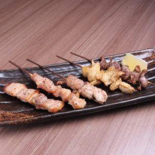 Assorted grilled skewers (10 skewers)