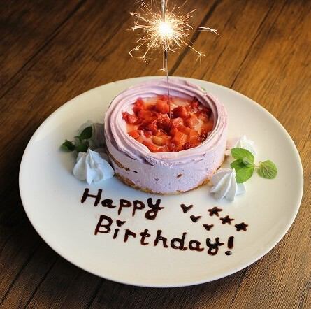 誕生日＆記念日は当店で♪