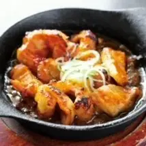 牛もつ味噌鉄板焼き