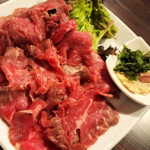 香煎牛肉薄片