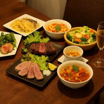 【クリスマス限定】シェフおまかせ特別フルコース ※乾杯スパークリングワイン付♪8000円(税込) 