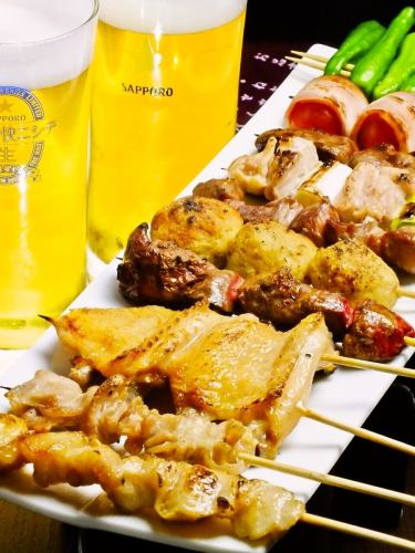 Assorted skewers