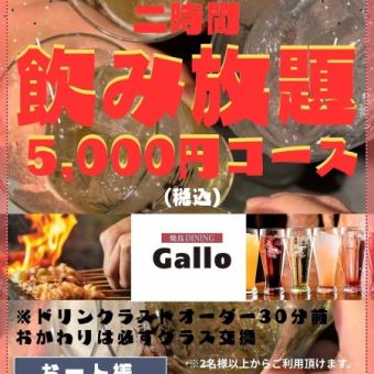 【コスパ○！】焼き鳥メイン料理5品+2時間飲み放題付き5000円≪おひとり様生ビール2杯まで≫