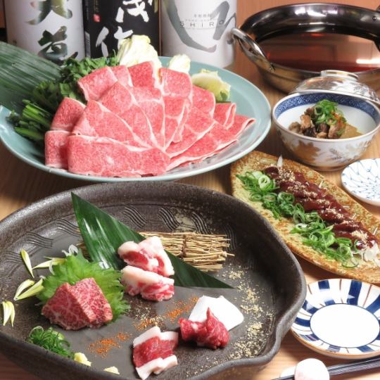 [Must-see for horse meat lovers ★] Various horse meat dishes with condensed flavors of meat sent directly from Kumamoto