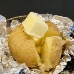 Salted and buttered potatoes