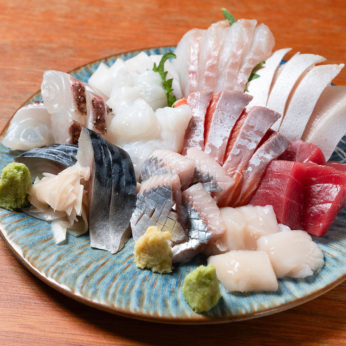 Fresh sashimi, our recommended menu and all-you-can-drink