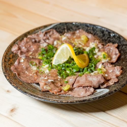 居酒屋の葱タン塩
