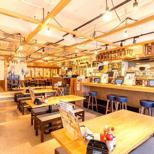 Party spaces available depending on the number of people.