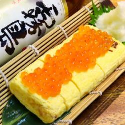 出汁巻き玉子いくらまみれ