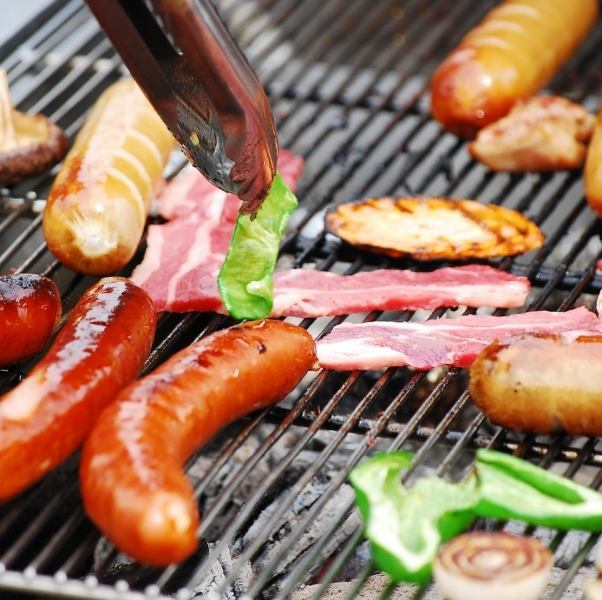 博多でBBQビアガーデンプラン★2時間飲み放題付き4000円から