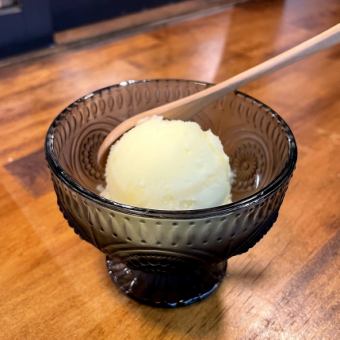 バニラアイス