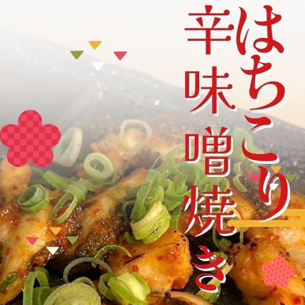 飲食店に滅多に流通しない「はちこり」も味わえます！
