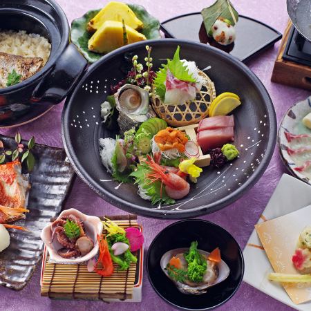 [Spring Evening Course] A total of 10 dishes including a taste comparison of Japanese Black Beef and Sendai Beef, and white fish with plum vinegar, for 10,000 yen (tax included)