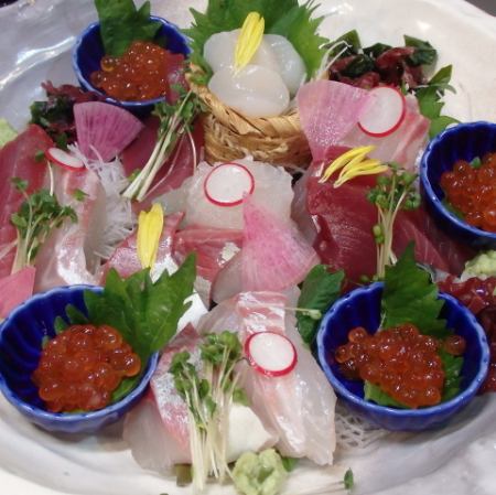 Fresh sashimi assortment (five kinds, two servings)