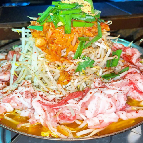 豚バラのキムチ鍋