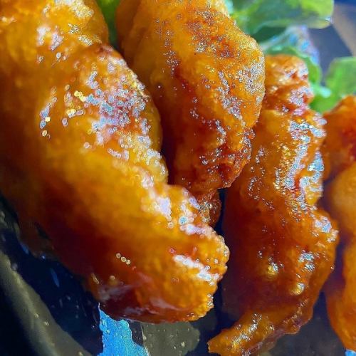柔らか鶏ビール包み揚げ