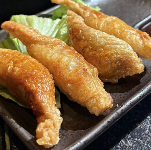 鶏皮餃子
