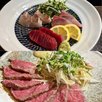 ミドルコース　5000円(5500円税込)　2時間飲み放題付き(Lo90分)