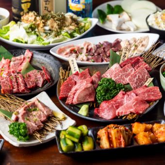 【2h飲み放題付き】黒毛和牛希少部位が食べれる￥8800の松風コース