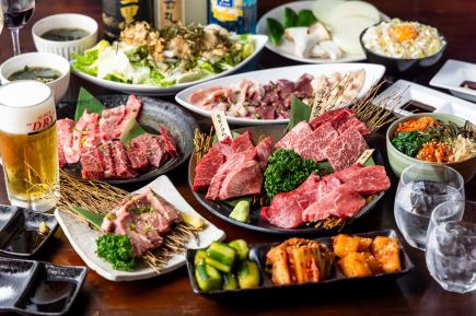 【2h飲み放題付き】黒毛和牛希少部位が食べれる¥8800の松風コース