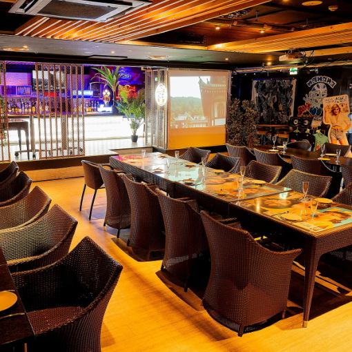 【個室貸切/15~34名様迄】3H飲放×14種ビュッフェ『貸切コース』5,000円★10大特典♪