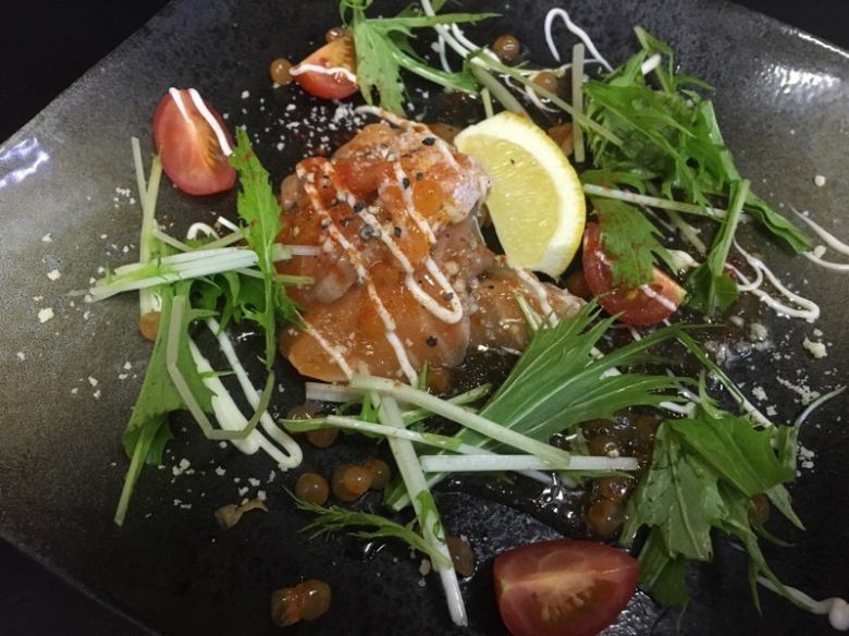 サーモンのカルパッチョ