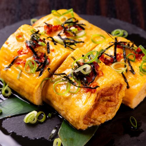 豚ペイ風キムチチーズ入り出汁巻き