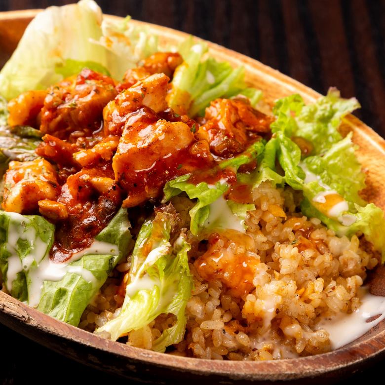 ニューヨーク風チキオーバーライス