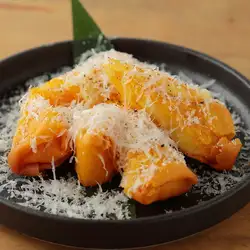 雪降るチーズ春巻き