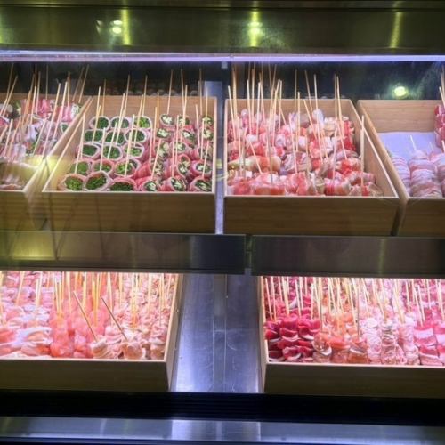 Hakata skewers slowly grilled over charcoal are a specialty of ours★