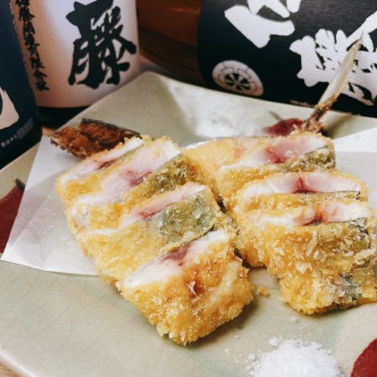 Limited from April to June! [No hot pot! Very popular fried horse mackerel course ☆] 10 dishes with 2 hours of all-you-can-drink 5,500 yen ⇒ 5,000 yen