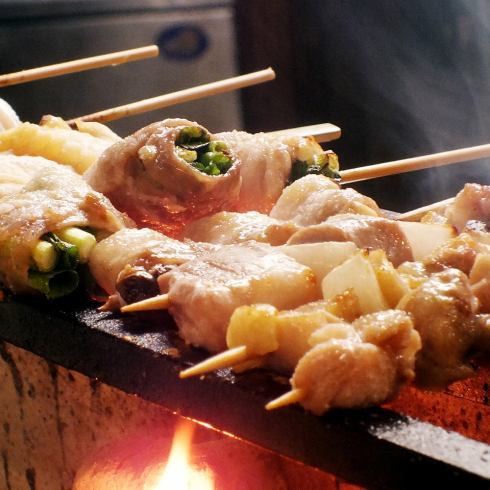 博多串焼きが旨い！定番の焼き鳥から創作串まで各種豊富にご用意