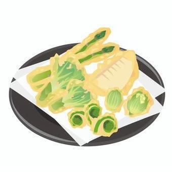 가을 야채 튀김