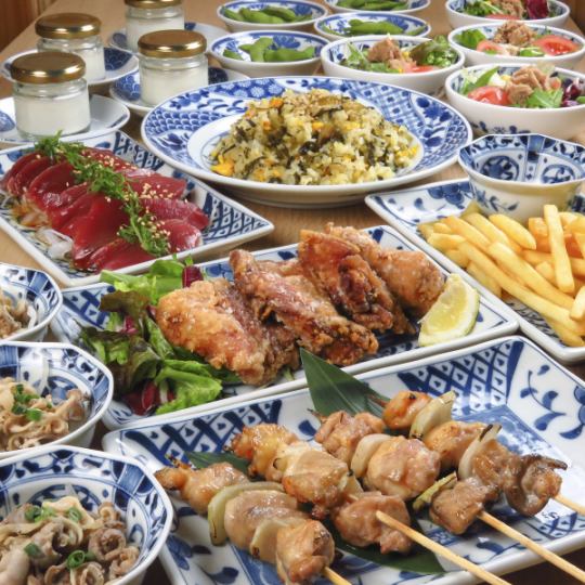 【3月～歓送迎会お手軽コース】8品4500円(税込)⇒4000円(税込)