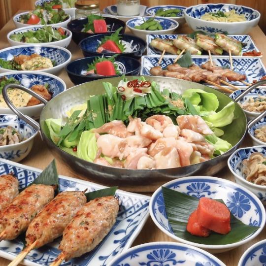 【극히 개별 모듬 코스(※냄비 없음)】11품 5500엔(부가세 포함)⇒5000엔(부가세 포함)