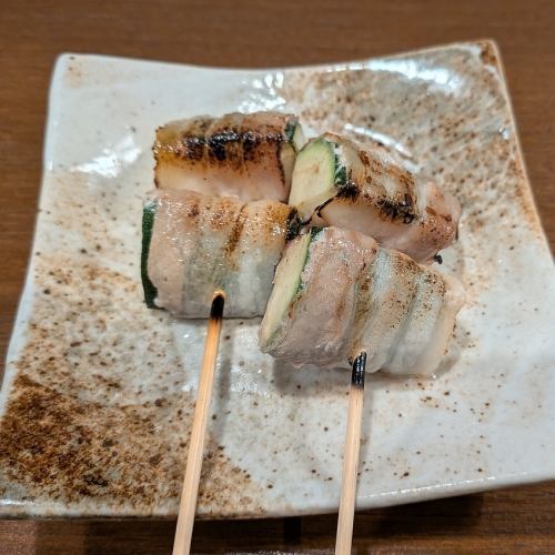 ズッキーニの豚巻串